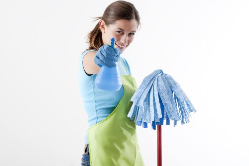 Carpet cleaning team supporting recycling and sustainability in Stockwell