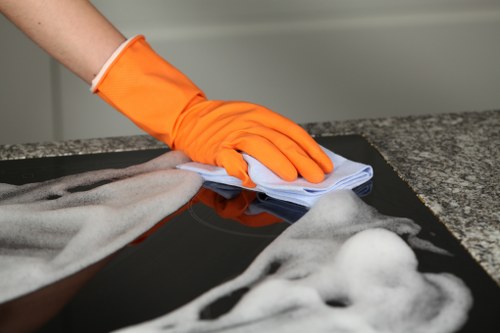 Professional carpet cleaning in a Stockwell home interior