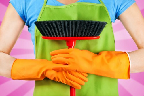 Deep cleaning service for a Stockwell flat kitchen and living space