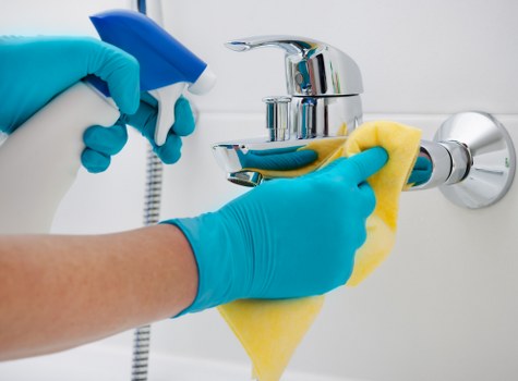 Domestic cleaning team handling a Stockwell property with limited parking
