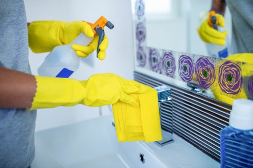 Deep clean for kitchen and bathroom areas in Stockwell