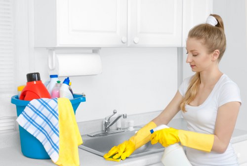 Local cleaning visit in a Stockwell apartment building